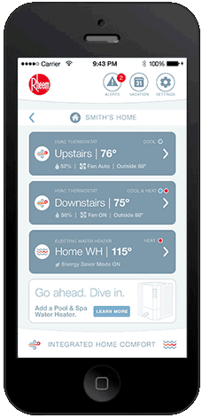 Rheem EcoNet mobile app