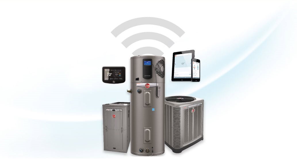 Rheem EcoNet integrated home comfort system